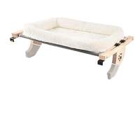 Perchoir de fenêtre en bois réglable grands chats intérieur Animal seuil de fenêtre hamac siège chat hamac siège confortable rebord de fenêtre