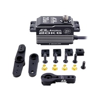Servo Digital CNC sin Escobillas Programable AGFRC A62BHL de 62g, 0.07s, Bajo Perfil, Alto Torque, Engranaje Metálico, Rodamientos de Bolas Dobles