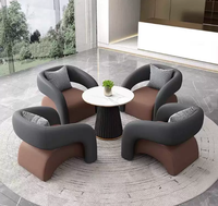 Ensemble de canapés ergonomiques en cuir PU moderne pour salon, chaise de salle à manger modulaire écologique, table basse, meubles de chambre à coucher