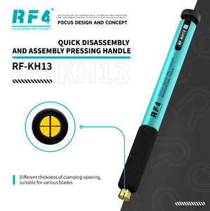 ชุดมือจับแบบปลดเร็วโลหะ RF4 RF-KH13 สำหรับ<span class=keywords><strong>ซ่อม</strong></span><span class=keywords><strong>โทรศัพท์</strong></span>มือถือ BGA/CPU ขูด บัดกรี งัดเคส OEM/ODM - Product Image 3