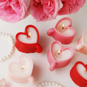 Heart-Shaped Novelty Scented Coffee Mug for Home Decor and Christmas Valentine's Day Birthday Gifts - Product Image 1
