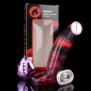 Extensor de Pene Vibrador de Silicona, Condón Reutilizable, Funda para Pene, Anillo para Retrasar la Eyaculación, Juguetes Sexuales para Hombres y Parejas - Product Image 5