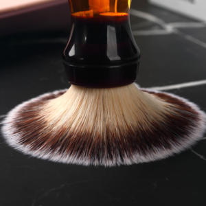 YAQI 22MM fırça sentetik saç tıraş fırçası erkekler için ıslak özel logo fırça - Product Image 5