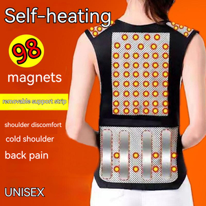 Zelfverwarmende Warme Schoudervullingen <span class=keywords><strong>Plastic</strong></span> Strip Lumbale Brace Taillesteun Riem Houding Corrector Pijnverlichting Magnetische Therapie - Product Image 4