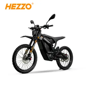 Hezzo CEE 60v 6500 W Mid Drive 288N.M Potente E Dirtbike 40Ah Off Road Ebike Bicicleta elétrica elétrica bicicleta da sujeira