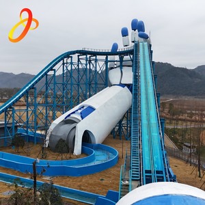 Montaña Rusa Acuática Torrent Brave para Parque de Atracciones, Tobogán de Agua con Chorros, Pista de Agua para Parque Temático al Aire Libre - Product Image 2
