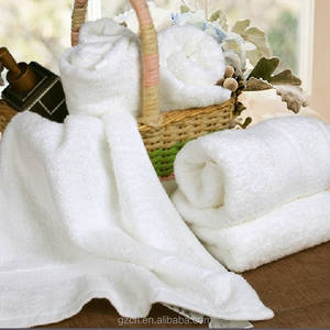 <span class=keywords><strong>Set</strong></span> di Asciugamani da Bagno per Hotel con Logo Ricamato, Asciugamani Bianchi in Spugna di Cotone - Product Image 3