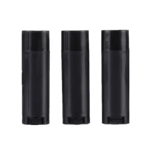 Großhandel freies probe eco freundliche Lip Balm Containers, kunststoff kosmetische leere 4.5g Oval Chapstick Lipstick Tube