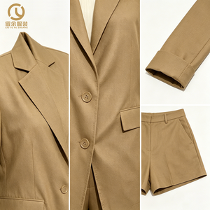 Produttore di Abbigliamento OEM <span class=keywords><strong>Blazer</strong></span> da <span class=keywords><strong>Donna</strong></span> Colorati Eleganti da Ufficio Completi Formali Personalizzati con Logo - Product Image 3