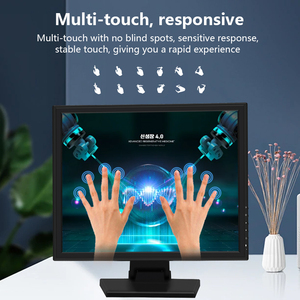 Moniteur tactile résistif de bureau 19 <span class=keywords><strong>pouces</strong></span> 4:3 IP65, ordinateur industriel tout-en-un, écran LED TFT LCD, panneau PC robuste, VGA DVI Série - Product Image 2