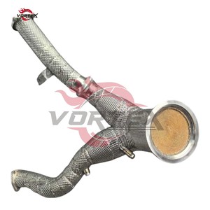 Tubo de Escape de Alto Rendimiento Vortex de Acero Inoxidable con Acabado Espejo para Audi C8 A6 A7 55 TFSI 3.0T V6 2019-2026 Racing - Product Image 5