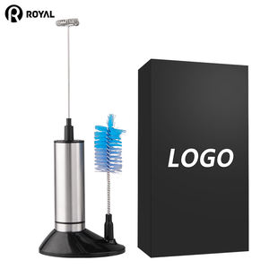 Espumador de leche eléctrico de doble cabezal, venta directa de fábrica - Product Image 1