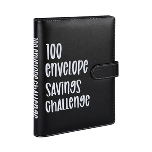 Carnet de notes en cuir magnétique A5 100 jours pour économiser de l'argent Budget Binder Saving Challenge Envelope - Product Image 3