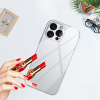 Coque de téléphone miroir populaire pour Iphone 16Pro Max Crystal Clear Hybrid antichoc couverture arrière de téléphone portable pour Iphone 16 Pro Plus