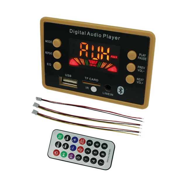 Plug-in card BT speaker MP3 decoder board 12V lossless APE FLAC WMA audio decoder USB module