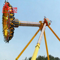 Nouvel équipement de parc d'attractions de luxe à 24/36 places, grande balançoire pendulaire à conduite assistée, pour enfants et adultes