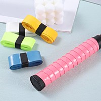 Sangle de raquette de tennis professionnelle antidérapante et anti-transpiration en PU pour l'entraînement au badminton et au squash