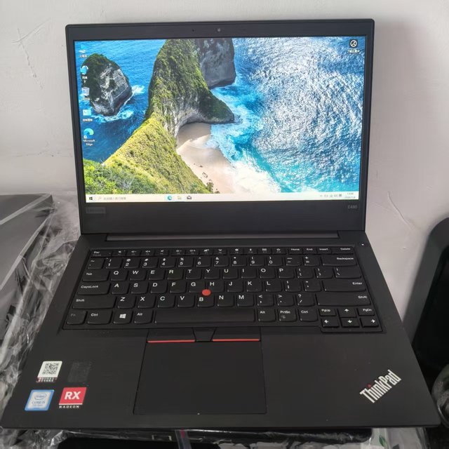 Len-ovo ThinkPad E480 Used Laptops Intel Core I5-7th Processor 8GB RAM 256GB SSD Low Pricea AMD Discrete Graphics Card