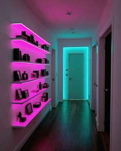 24V Violet COB LED Bande Lumineuse 320LED Flexible Éclairage Intérieur pour Chambre <span class=keywords><strong>Coiffeuse</strong></span> CRI90 + Violet Dotless Haute Luminosité - Product Image 6