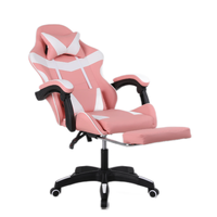 Échantillon gratuit de Silla Gamer inclinable coloré noir et rouge à prix abordable meilleur vendeur chaise de jeu avec repose-pieds