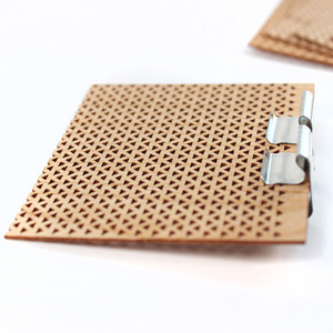Mèches en bois pour la fabrication de bougies Grande mèche en bois gravée carrée - Product Image 2