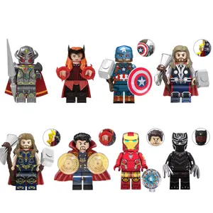 MV Action Figures Mini Bricks Building Blocks Plastic Collectible Toys