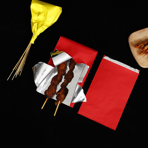 Custom Printed Special Irregular Shaped Bag Greaseproof Hot Fast Food Paper Packaging