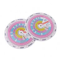 Calculateur de date d'accouchement classique en plastique, calculateur médical IMC, roue de calcul
