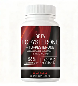 Integratore di <span class=keywords><strong>Beta</strong></span> <span class=keywords><strong>Ecdysterone</strong></span> 1400mg, Turkesterone per Recupero e Sintesi Proteica, per Bodybuilder e Atleti - Product Image 1