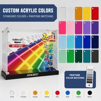 Blocs de construction personnalisés multi-tailles Mini poupée jouet à collectionner étui transparent anti-poussière protection acrylique présentoir