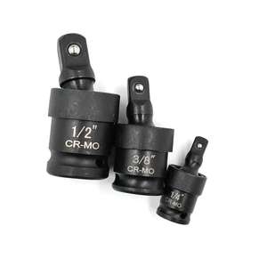 3-pcs Opp 1/4 3/8 1/2 <span class=keywords><strong>Dr</strong></span> 360 Graden Crmo Universele Gewrichten Legering Ring Bout Hardware Diy Tools Pneumatische Vierkante Adapter Set - Product Image 1