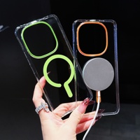 Fundas Protectoras para Teléfono Móvil iQOO 13, a Prueba de Golpes, Anti-Caídas, Magnéticas, Transparentes, con Protección de Lente de PC, Protección Completa de 360 Grados, a Prueba de Polvo