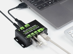 FYX Industrial Grade Quality USB <strong>HUB</strong> 3way Usb2.0 1way 100 Mbit/s USB <strong>Hub</strong> Expansion Dock USB-<strong>HUB</strong>-3U-ETH 100 Megabit <strong>Network</strong> Port - Product Image 6