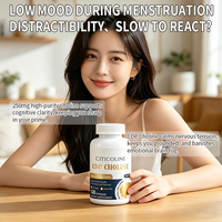120 capsules de choline naturelle pour adultes pour soutenir la santé du cerveau, stimuler l'immunité, soulager la fatigue et favoriser la croissance des cheveux