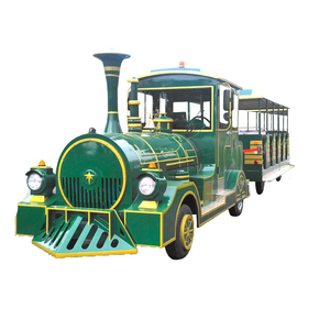 CE-gecertificeerde Trem Turistico Resort toeristische trein, luxe gekleurde aantrekkelijke toeristische trein voor commerciële attracties - Product Image 1