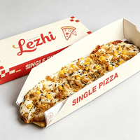 Boîtes jetables pour tranches de pizza, emballages alimentaires en gros, boîtes à emporter en papier pour pizza, boîtes d'emballage en papier pour pâtisseries et crêpes