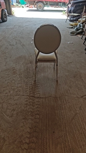Wedding Banquet Hall <strong>Chair</strong> Outdoor Gold <strong>Silver</strong> Sun Hotel <strong>Chair</strong> Crystal Round Backrests Electroplated Nano-gold Event <strong>Chairs</strong> - Product Image 3