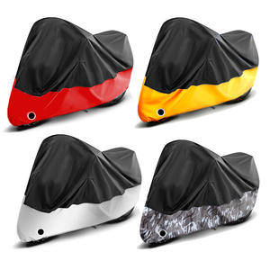 Funda para Motocicleta 190T, Impermeable, a Prueba de Polvo y Sol, para Motocicletas Eléctricas, Color Negro y Plateado - Product Image 1