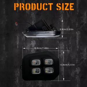 Luces antiniebla para automóviles compatibles con Tacoma 2016-2020, luces de circulación diurna DRL y luces direccionales diurnas. - Product Image 2