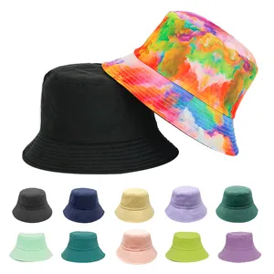 Spring And Summer Sun Hats DIY Embroidered Printed Custom Bucket Hat