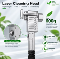 Machine de nettoyage au laser pulsé refroidie par air de 500 W, nettoyeur de rouille au laser pour l'élimination de la peinture, de l'huile et des revêtements sur les surfaces métalliques