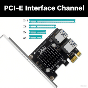 เดสก์ท็อป PCIe ไปยังพอร์ต PCI-E4การ์ดขยาย USB3.0การ์ดกราฟิก1ถึง4 ASM1184E ความสูงครึ่งหนึ่งเต็ม - Product Image 2