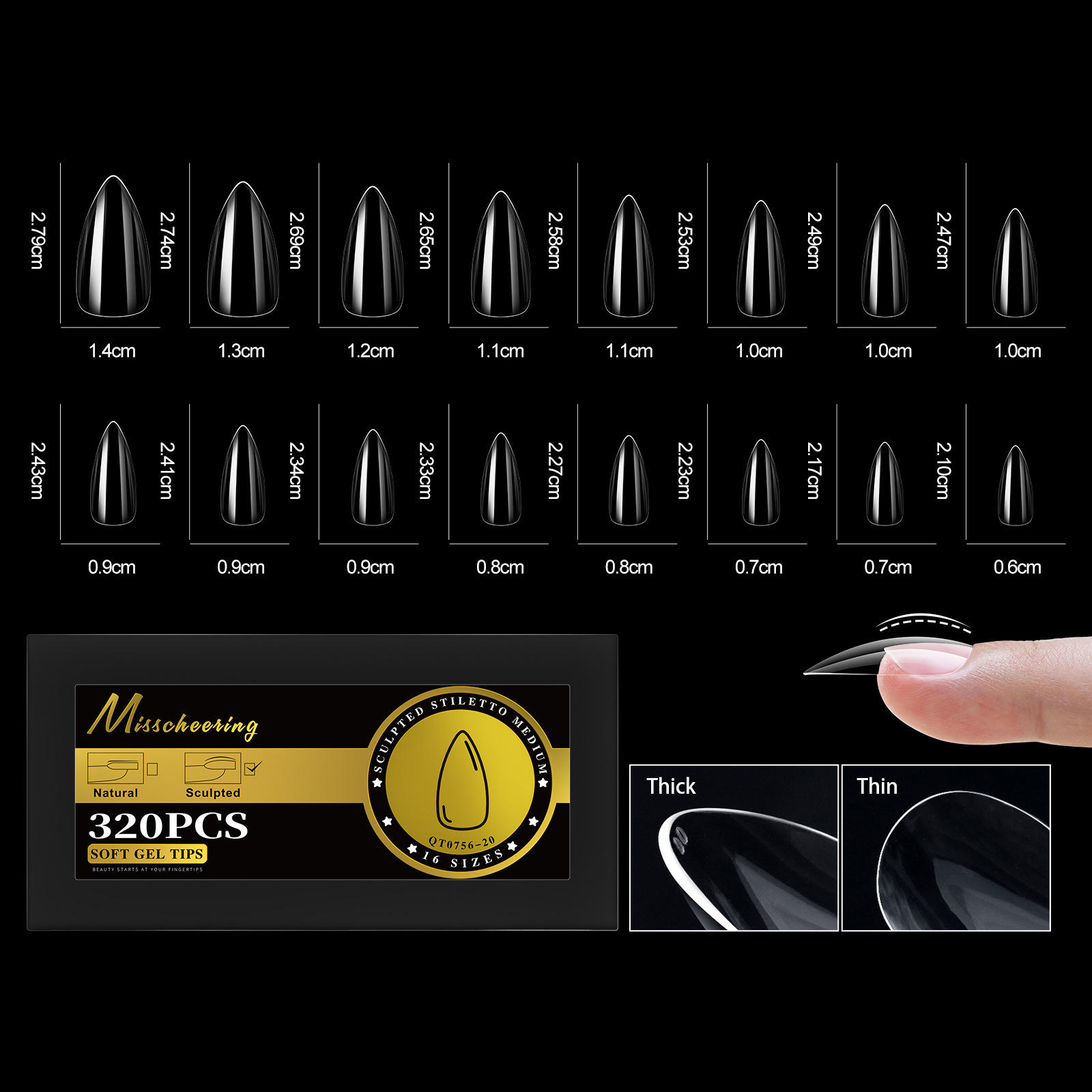 Clous à arc européens et américains 20320pcs-m code