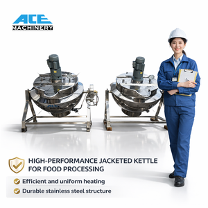 Cuve de mélange et de fusion de chocolat de 500 litres, à double enveloppe chauffante, avec agitateur, en acier inoxydable - Product Image 4