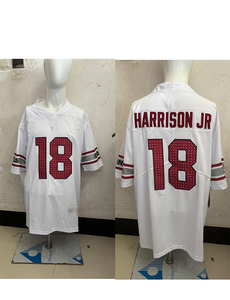 Maillots de football américain à manches courtes personnalisés avec nom et numéro de l'équipe d'Arizona, imprimés, 100% polyester, respirants et à séchage rapide - Product Image 3