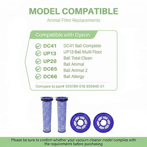 <span class=keywords><strong>Kit</strong></span> de filtres HEPA avant et après moteur pour aspirateurs <span class=keywords><strong>Dyson</strong></span> DC41, DC65, DC66, UP13, Multi Floor, Animal et Ball # 920769-01 & 920640-01 - Product Image 2