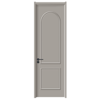 Porte intérieure en bois massif et MDF, surface CPL, insonorisante et résistante à l'humidité, pour projets hôteliers, appartements et bureaux, 2100 mm, vente en gros OEM