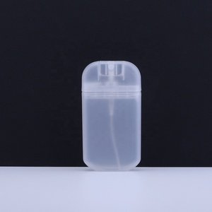 Vuoto 20ML 30ML disinfettante per le mani in plastica PP portatile tascabile profumo disinfettante tipo di dimensioni flacone Spray ricaricato con carta di credito piatta - Product Image 6