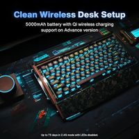 OEM ODM 75 V2 Wireless Gaming Mechanical Keyboard Forged Carbon CNC Aluminum Custom Keyboard TriMode 24G USBC Low Lat