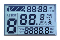 Speedometer Industri Tampilan LCD layar sentuh Digital kualitas tinggi untuk modul LCD High End sepeda listrik